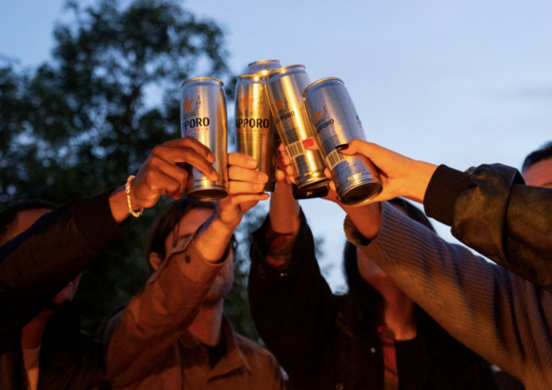 Sapporo Cheers campfire