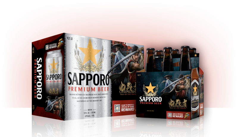 Onimusha: Way of the Sword x Sapporo Collaboration - Limited Edition Packaging
