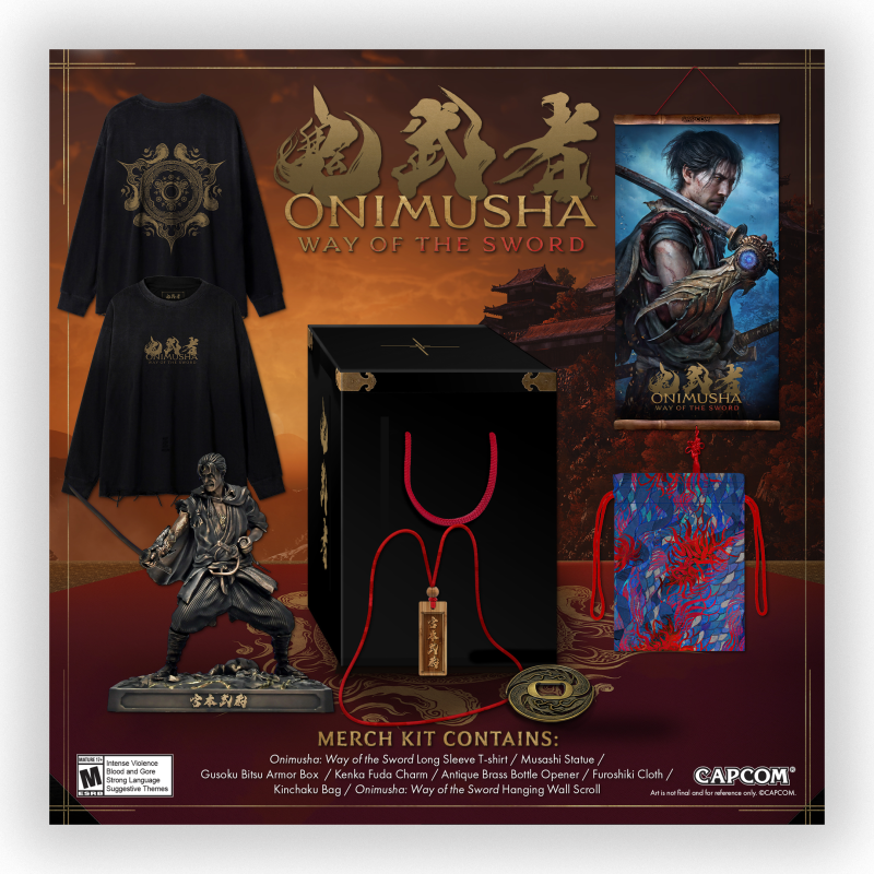 Onimusha Reward: Merchandise from Capcom